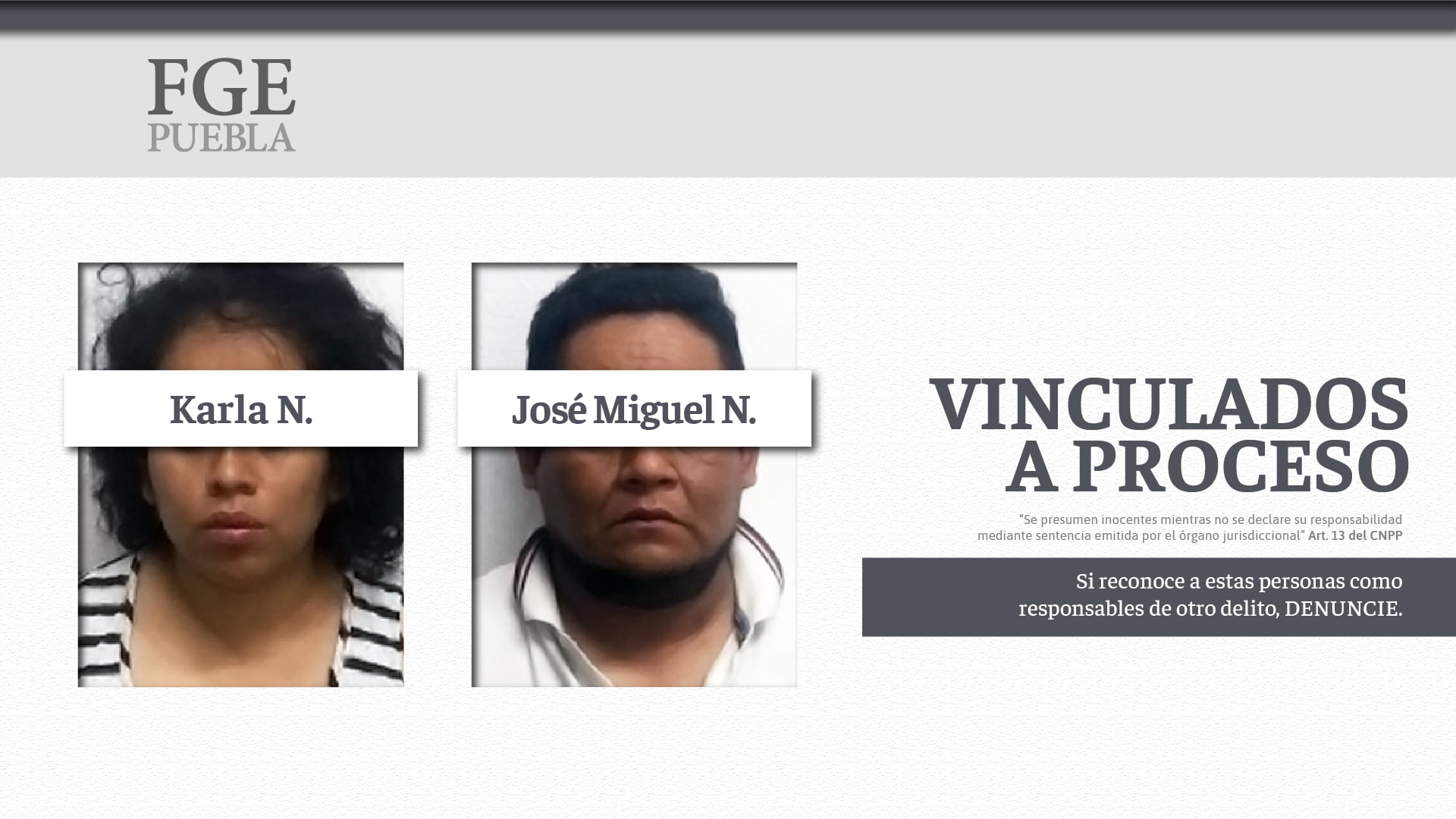 Vinculados a proceso hijastra y cómplice por el delito de extorsión