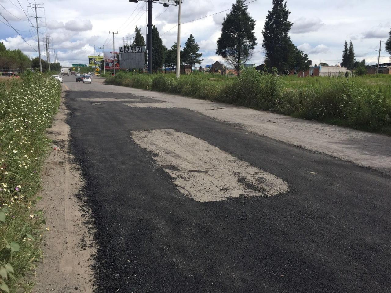 Bachea Infraestructura laterales de la autopista México-Puebla