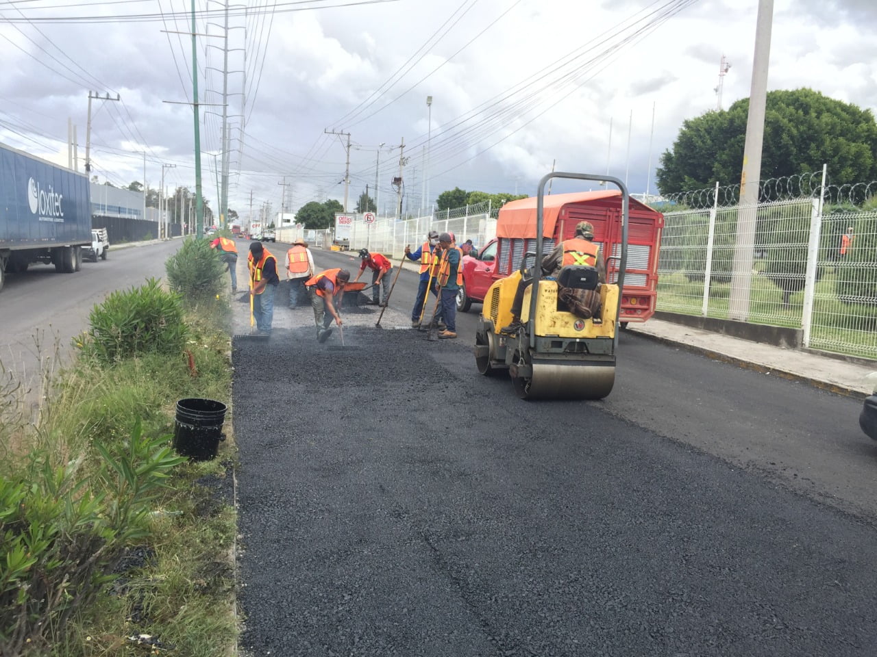 Ejecuta Infraestructura labores de bacheo en autopista México-Puebla