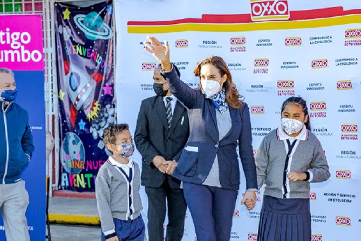 SMDIF Puebla reactiva 5 desayunadores en escuelas con el apoyo de Grupo OXXO