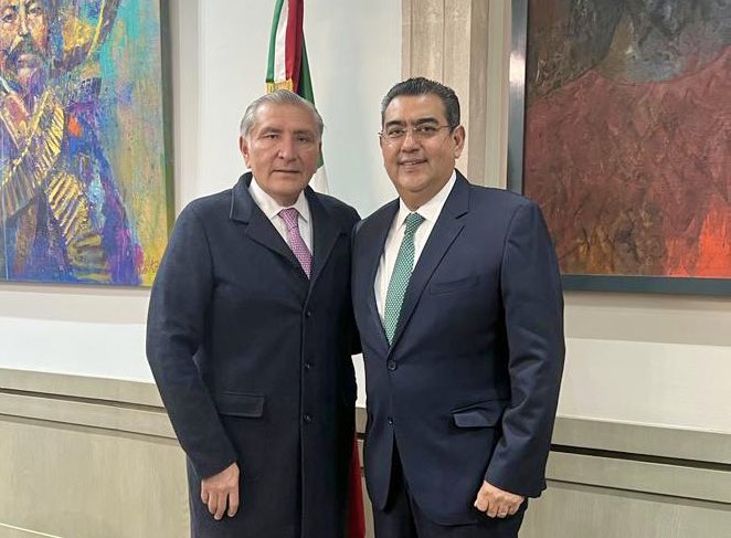 Adán Augusto prometió respaldo de la federación para Puebla: Sergio Céspedes