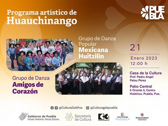 Albergará Casa de la Cultura programa artístico de Huauchinango