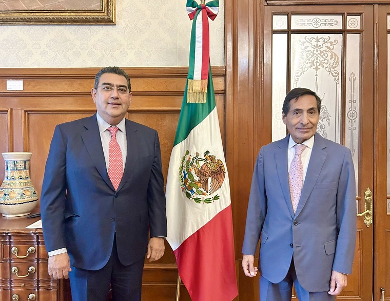 Pacta Sergio Céspedes con IMSS y SHCP agenda en común para Puebla