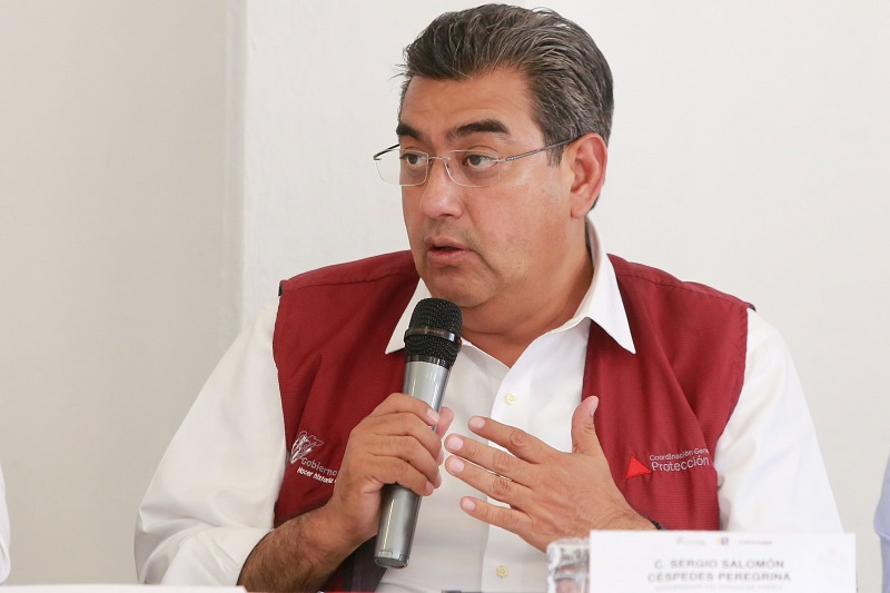Puebla no quitará dedo del renglón ante cambio de semáforo del Popocatépetl: Sergio Salomón