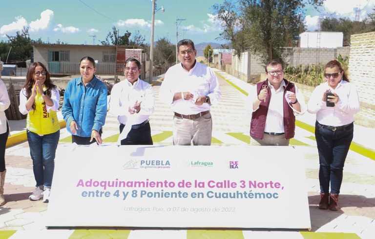 Infraestructura carretera prioridad del Gobierno para municipios: Sergio Salomón