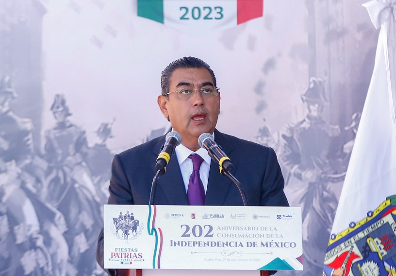 Garantiza Céspedes seguridad de candidatos en Puebla para elección 2024
