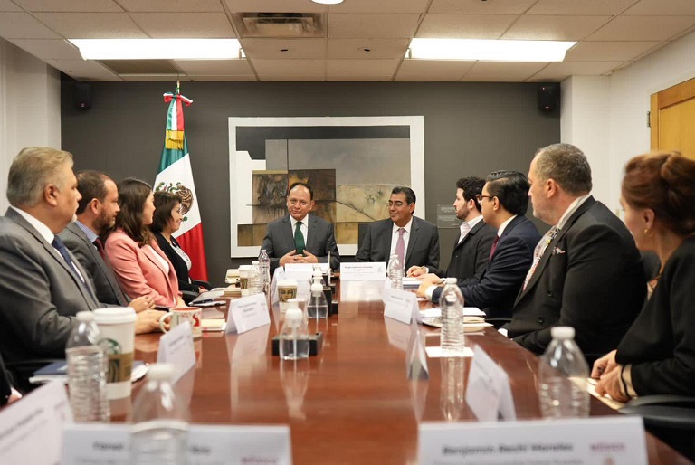 Sergio Salomón se reunirá con Cámara de Comercio México – USA para atraer más inversión a Puebla