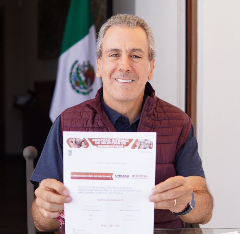 Pepe Chedraui se registra para alcaldía de Puebla; se compromete a combatir corrupción