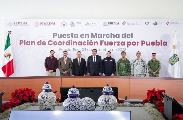 Arriba la Marina a Puebla para combatir robo a transporte en carreteras: Céspedes