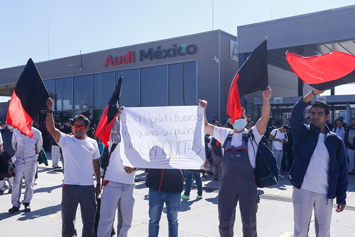 Gobierno de Puebla intercederá en negociación salarial entre Audi y Sindicato por estallamiento a huelga 