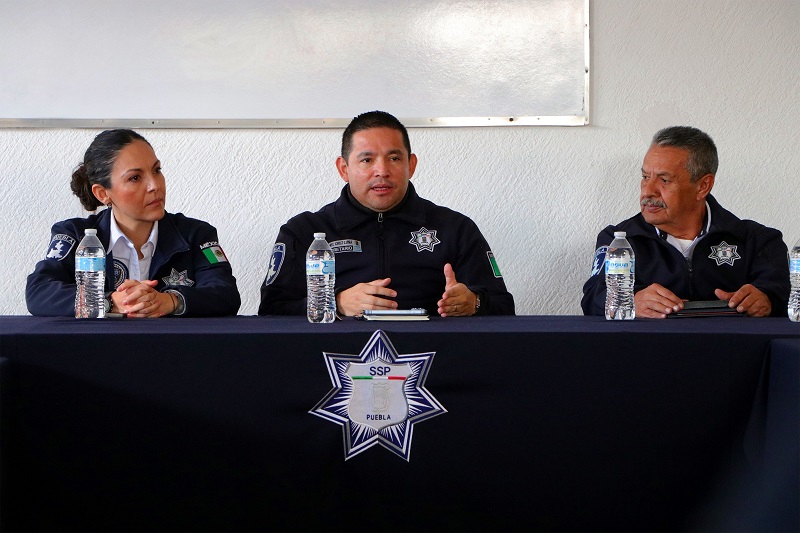 Robustece gobierno de Sergio Salomón estrategia de combate a la delincuencia 