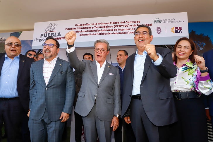 Con nuevas instalaciones de IPN, Puebla se consolida como referente en oferta educativa: Sergio Salomón 