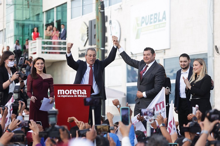 Arrancarán Armenta y Chedraui campaña la madrugada del sábado 31 de marzo en Zócalo de Puebla