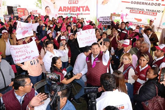 Armenta anuncia en  Chignautla la creación de una universidad de calidad mundial