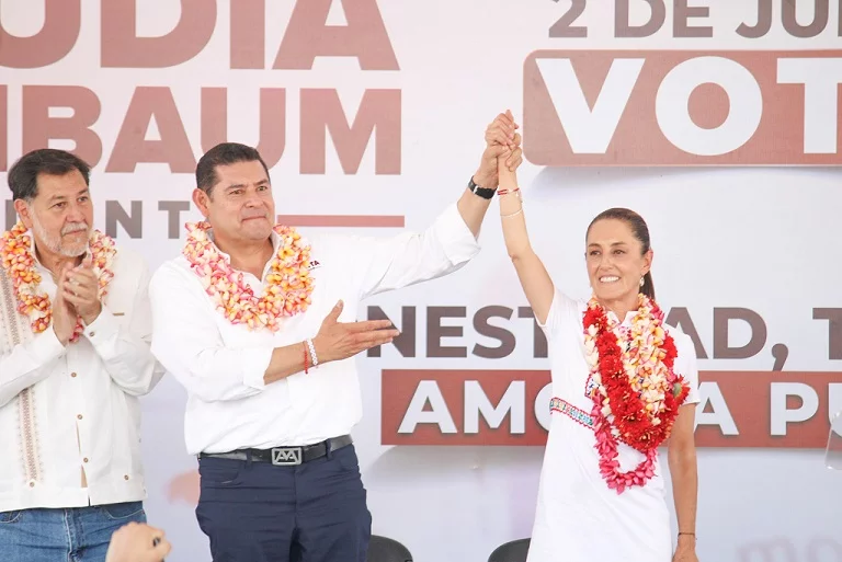 Claudia Sheinbaum cerrará campaña con Armenta y Chedraui el 25 de mayo en Puebla