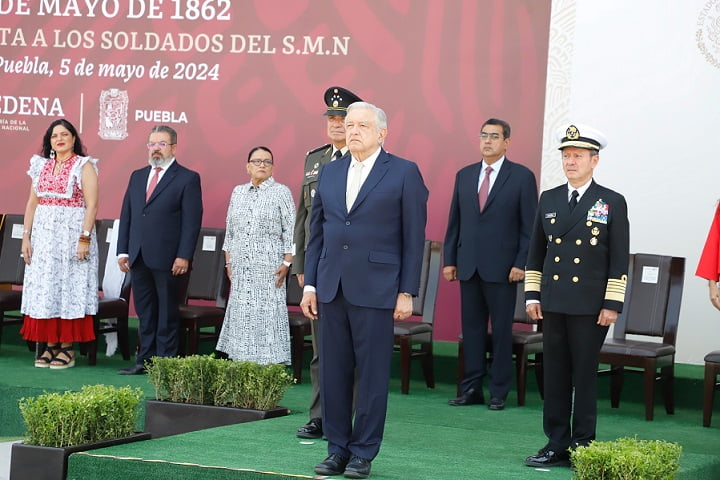 Conmemora Puebla 162 aniversario de la Batalla del 5 de Mayo