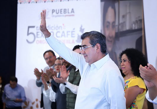 Inaugura Sergio Salomón la 5ª edición de la Expo Café Orgullo Puebla