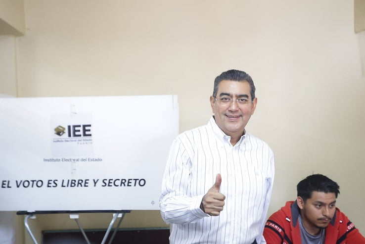 Sergio Salomón hace un llamado a que se lleven a cabo las elecciones con paz