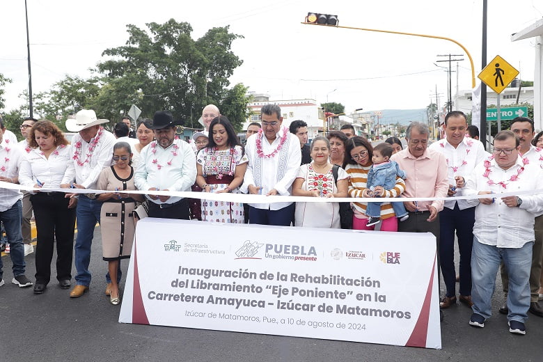 Inicia Sergio Salomón obra de rehabilitación de pavimento con concreto asfáltico de la Carretera Axochiapan – Jolalpan – Tlaucingo