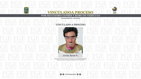 Vinculado a proceso por secuestro exprés y robo de vehículo