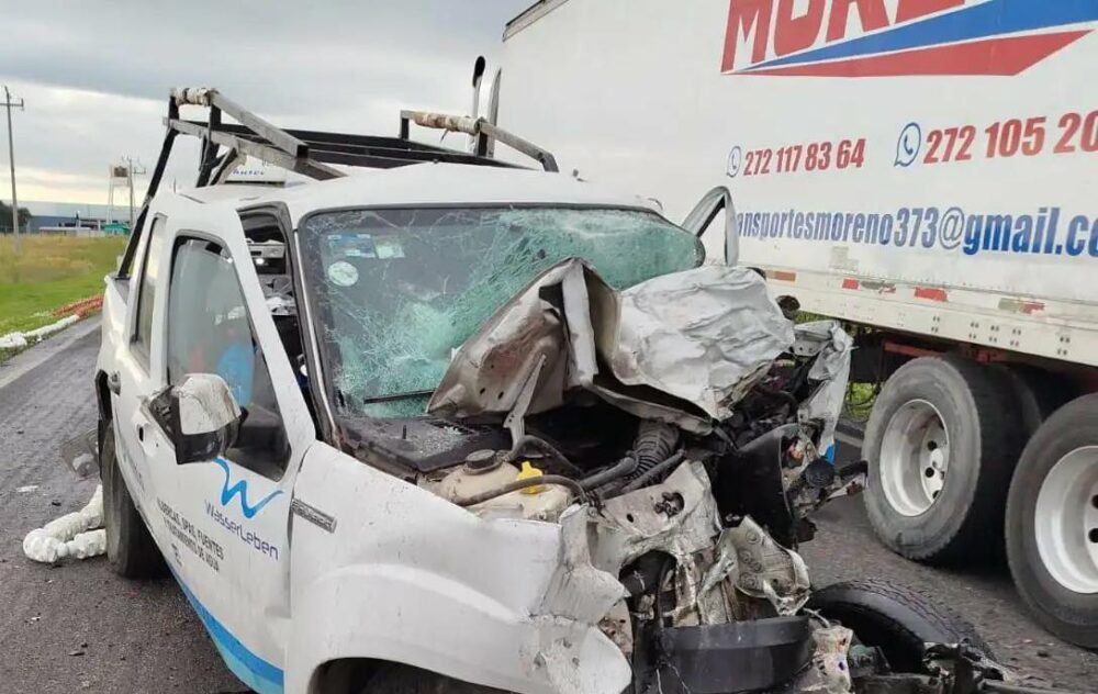 Accidente deja 4 muertos en la México-Veracruz