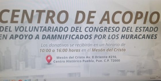 Centro de Acopio del Congreso continúa con recepción de víveres para damnificados por lluvias