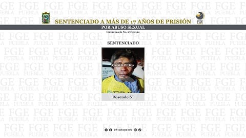 Sentenciado a más de 17 años de prisión por abuso sexual