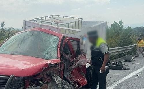 Accidente automovilístico deja una persona lesionada en la autopista Cuacnopalan-Oaxaca