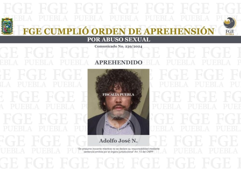 FGE cumplió orden de aprehensión por abuso sexual