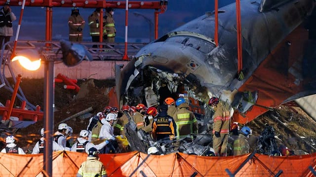 Accidente de avión en Corea del Sur deja 179 muertos; 2 sobrevivientes