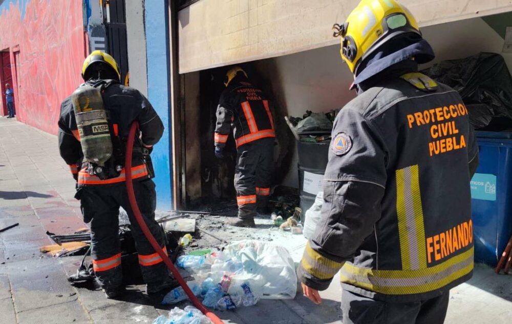 Incendio en inmueble causa alarma en el Bulevar 5 de Mayo