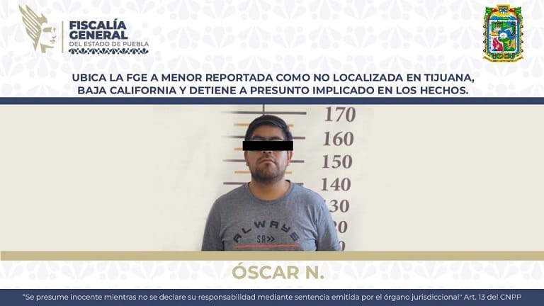 Ubica FGE a menor reportada desaparecida en Tijuana y detiene a presunto implicado en los hechos