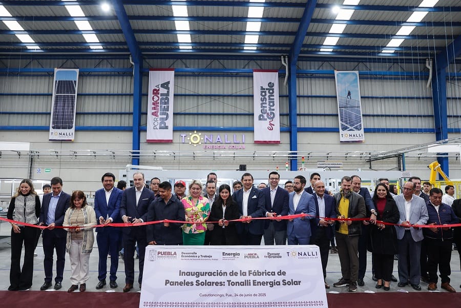 Cumple Armenta compromiso de campaña al inaugurar la Fábrica de Paneles Solares “Tonalli”