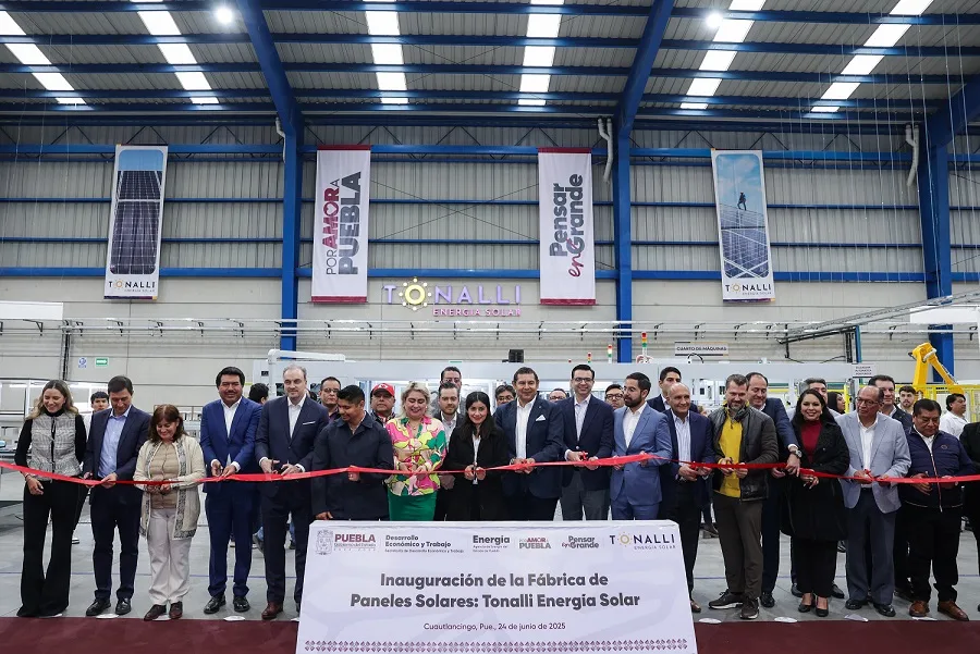 Cumple Armenta compromiso de campaña al inaugurar la Fábrica de Paneles Solares “Tonalli”