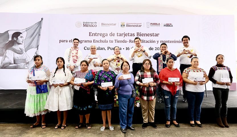 Gobierno Federal y Estatal impulsan riqueza comunitaria con Tiendas del Bienestar, desde Cuetzalan 