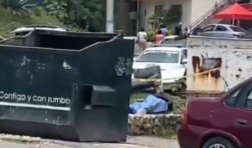 Hallan cadáver de hombre junto a un contenedor de basura en San Miguel Mayorazgo