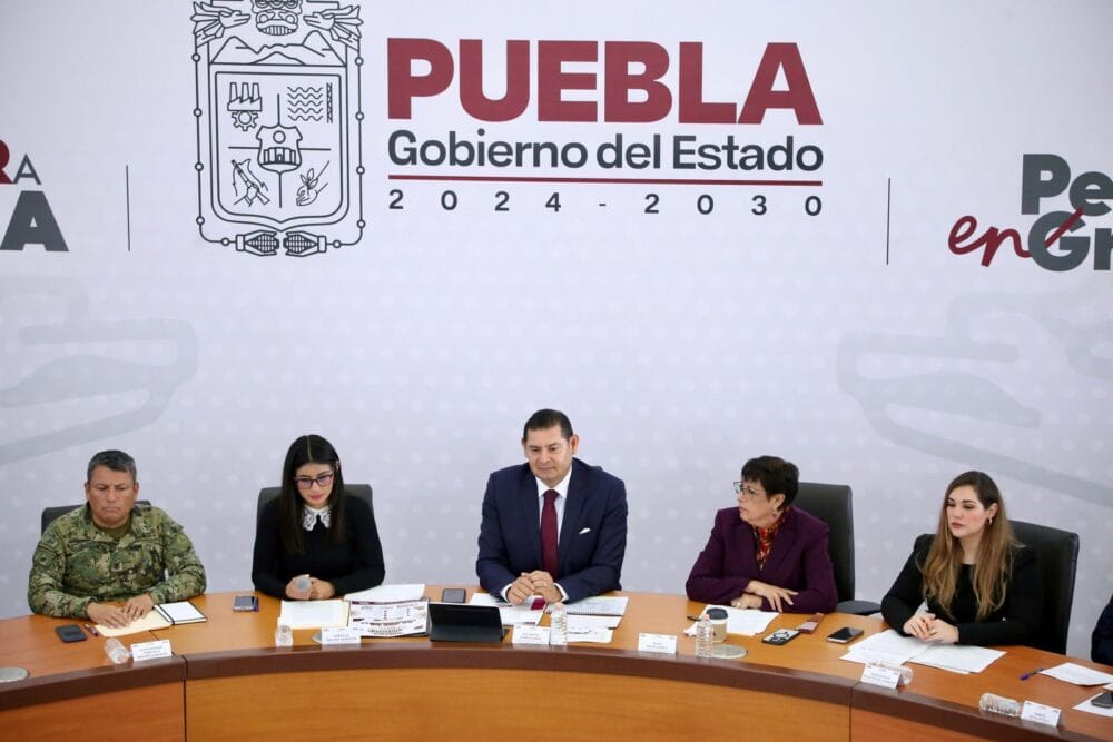 Territorio seguro con aplicación de la ley en Puebla : Armenta
