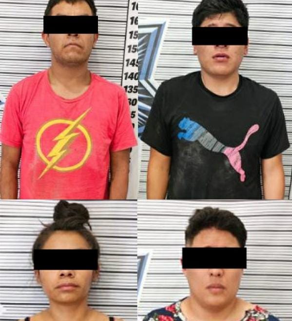 Detienen SSP y SEMAR a cuatro presuntos narcomenudistas