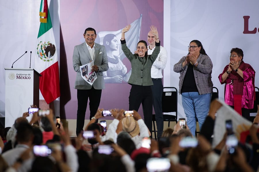 Olinia y saneamiento del Río Atoyac principales proyectos que realiza Claudia Sheinbaum en Puebla