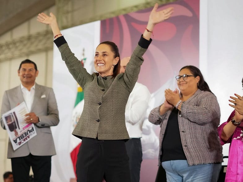 Con Cuarta Transformación, México es uno de los países menos desiguales del Continente: Claudia Sheinbaum en Puebla
