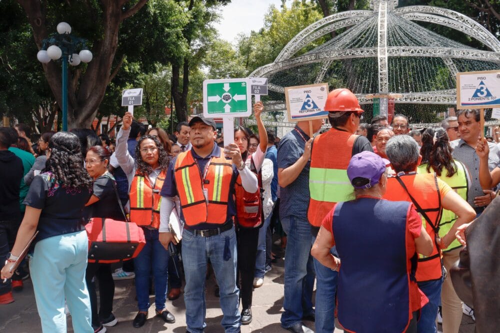 Gobierno de la Ciudad participa en el 2do. Simulacro Nacional 2025