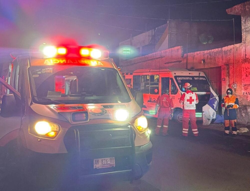 Un muerto y varios lesionados dejo choque de transporte público en la 9 Sur