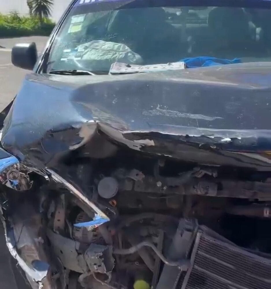 Dos lesionados deja accidente vial en el Barrio de San Miguelito