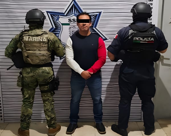 Detienen SSP y SEMAR objetivo prioritario en Puebla capital
