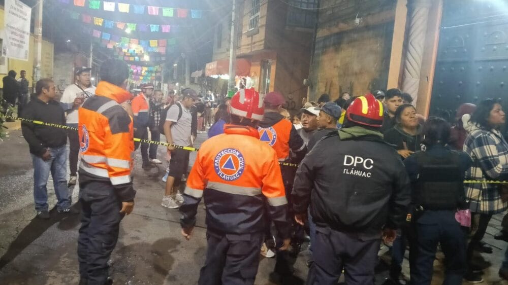 Balacera en fiesta patronal deja 3 muertos y 6 lesionados en Tláhuac