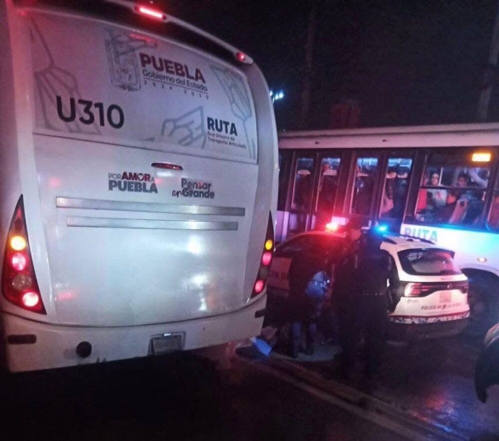 Muere estudiante de la BUAP atropellada por unidad de RUTA en la 11 Sur