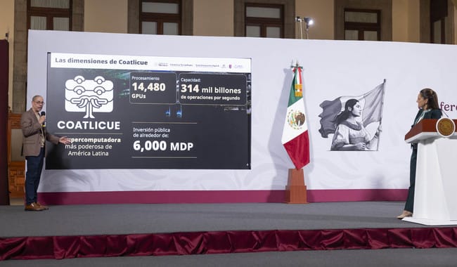 Sheinbaum presenta “Coatlicue”, la supercomputadora del pueblo de México y la más poderosa de América Latina