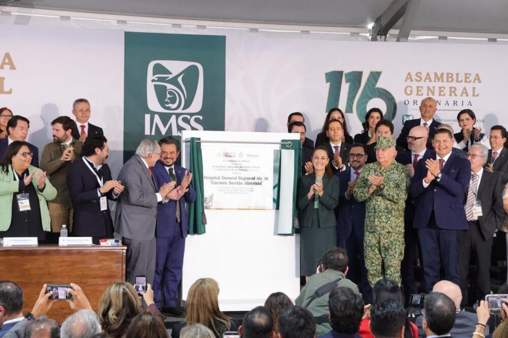 Inauguran Sheinbaum y Armenta nuevo Hospital de San Alejandro; lo renombran Carmen Serdán