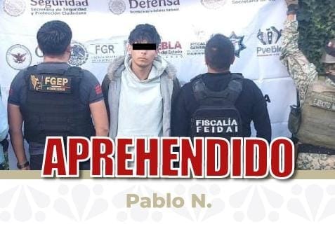 Aprehende FGE a presunto integrante de la célula delictiva “Familia Michoacana”, acusado de asalto y homicidio en taquería de Amozoc