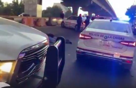 Hombre muere atropellado en la lateral de la Autopista México-Puebla